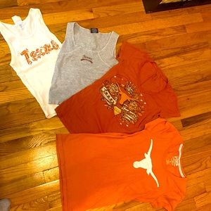 Bundle - Women’s Texas UT Longhorn tops / shirts - Small